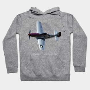 P-51 Mustang Diamondback no background Hoodie